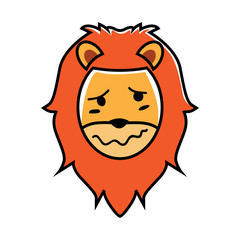 lion animal expressions in cartoons