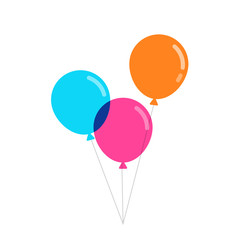 Obraz na płótnie Canvas Colorful balloons vector illustration