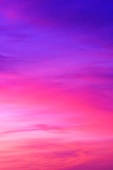 Spectacular colorful sunset skies. Nature abstract background.