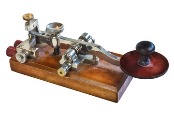 Ancient morse code telegraphy device