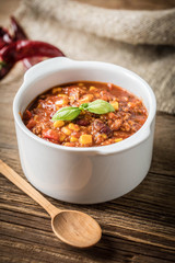 Mexican chili con carne.