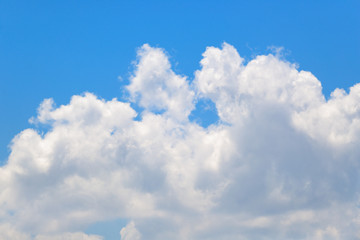 Naklejka na ściany i meble Peaceful clouds in the sky.