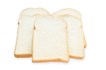 Butter breads, isolated on white background