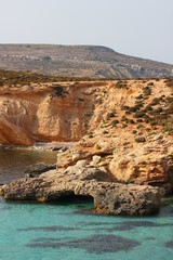 the beautiful Blue Lagoon, Malta