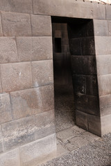 Inca Cut And Fitted Stone Doorway Cusco Peru