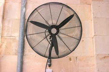 Steel fan on steel structure for ventilation system and air conditioner system