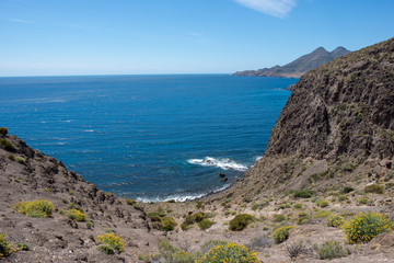 Mountain and sea in the sculptures of Cabo de Gata