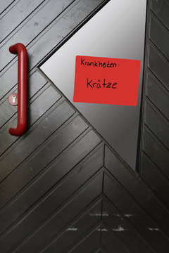 Kindergartent&uuml;r, h.