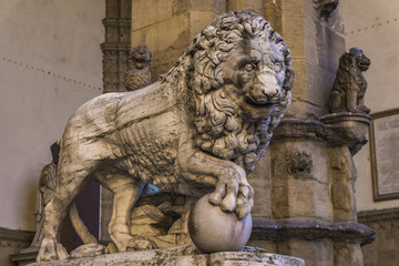 Medici lions from Florence, Italy