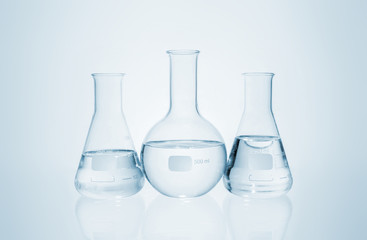 Science and medical glassware and test tube, Chemical laboratory