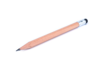 Isolated pencil on pure white background