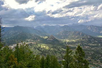 Fototapeta na wymiar Rocky Mountain National Park Landscape Estes Park Colorado
