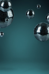 Disco balls background