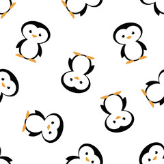 pattern with penguins