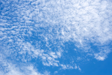 Fototapeta na wymiar Cloudscape with blue sky background