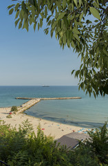 A beautiful view to Varna coast from The Sea Garden.
