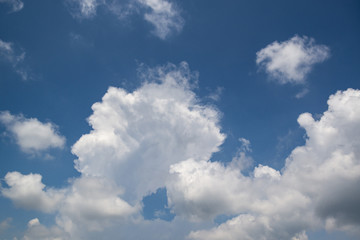 Blue sky with cloud 