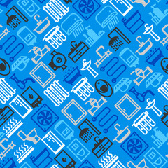 Plumbing seamless pattern.