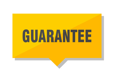guarantee price tag