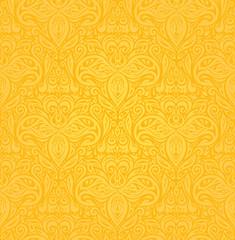Yellow colorful floral wallpaper background  floral pattern design