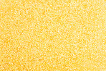 Yellow millet, top view