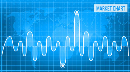Creative vector illustration of business data financial charts. Finance diagram art design. Growing, falling market stock analysis graphics set. Concept graphic report element. Profit summary tools