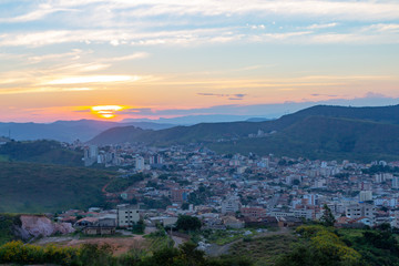 Sunset at brazilian countryside