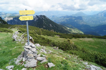 The Austrian Alps in Upper Austrian Salzkammergut in June 2018