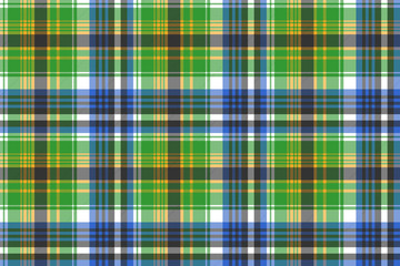 Green tartan seamless fabric texture