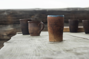 посуда из глины 