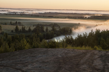 туманный рассвет 