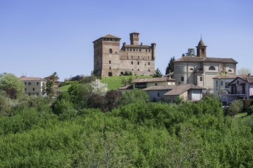 Fototapeta na wymiar Castle of Grinzane Cavour