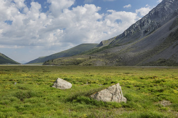 Fototapeta na wymiar Akkem valley. Altai mountain. Russia