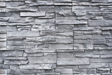 tiled natural stone wall background -  stone texture