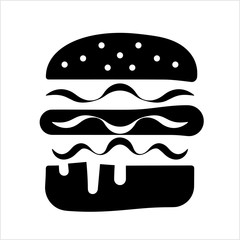 Burger Icon, Fast Food Burger