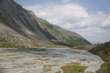 Akkem river. Altai mountain. Russia