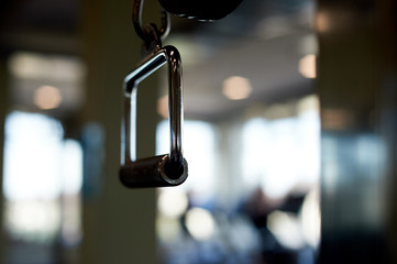 fitness room. interior detail. Sports and healthy lifestyle. Background