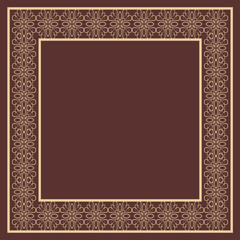 Vintage decorative frame