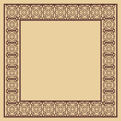 Vintage decorative frame