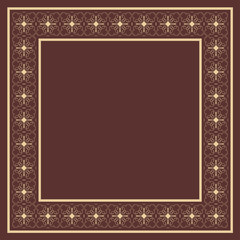 Vintage decorative frame