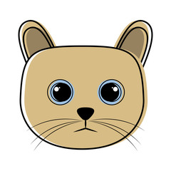 Cute cat avatar sketch