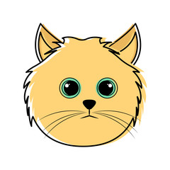 Cute cat avatar sketch