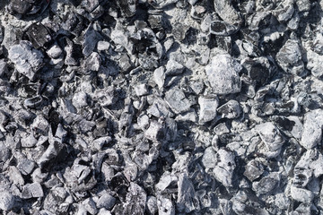 Texture of ash. Natural background of ash gray.