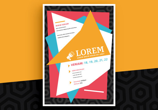 Retro Poster Layout