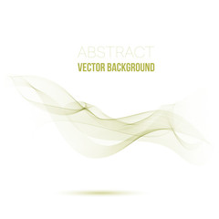 Abstract vector background, green waved lines for brochure, website, flyer design.