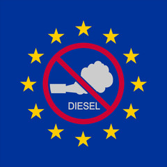 Diesel auto ban in Europe.