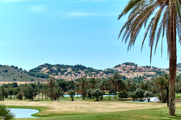 Golf field in Spain