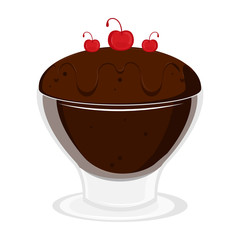 Isolated sweet dessert icon