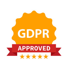 European GDPR Ready badge template.