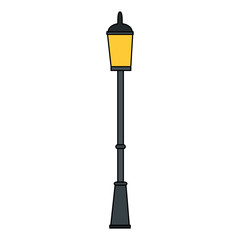 park lantern classic icon vector illustration design